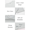 image:imageCOOFANDY Mens T Shirts Short Sleeve Classic V Neck Casual Summer Basic TeeAwhite