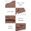 image:imageCOOFANDY Mens T Shirts Short Sleeve Classic V Neck Casual Summer Basic TeeBrown