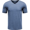 image:imageCOOFANDY Mens T Shirts Short Sleeve Classic V Neck Casual Summer Basic TeeDark Blue