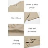 image:imageCOOFANDY Mens T Shirts Short Sleeve Classic V Neck Casual Summer Basic TeeKhaki
