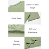 image:imageCOOFANDY Mens T Shirts Short Sleeve Classic V Neck Casual Summer Basic TeeLight Green