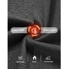 image:imageCOOFANDY Mens Zip Up Fleece Lined Sweatshirts Lightweight Sweater JacketsDark Gray