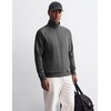 image:imageCOOFANDY Mens Zip Up Fleece Lined Sweatshirts Lightweight Sweater JacketsDark Gray