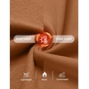 image:imageCOOFANDY Mens Zip Up Fleece Lined Sweatshirts Lightweight Sweater JacketsLight Brown
