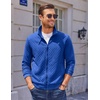 image:imageCOOFANDY Mens Zip Up Sweatshirt Quilted Fall Sweater Jackets Casual StylishRoyal Blue