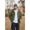 image:imageCOOFANDY Rain Jacket Men Raincoat Waterproof With Hood Packable WindbreakerArmy Green