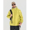 image:imageCOOFANDY Rain Jacket Men Raincoat Waterproof With Hood Packable WindbreakerYellow