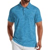 image:imageCOOFANDY Mens Golf Polo Shirts Short Sleeve Quick Dry Casual Collared ShirtGreen Leaf