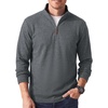 image:imageCOOFANDY Mens Quarter Zip Pullover Fleece Lightweight Mock Neck SweatshirtDark Gray