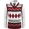 Gz981 Red and White Plaid