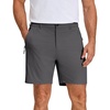 image:imageCOOFANDY Mens Stretch Golf Shorts 7 Lightweight Casual Hiking ShortsDark Grey