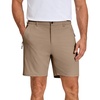 image:imageCOOFANDY Mens Stretch Golf Shorts 7 Lightweight Casual Hiking ShortsKhaki