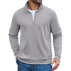 image:imageCOOFANDY Mens Zip Up Sweatshirt Casual Lightweight Jackets Full Zip SweaterLight Grey