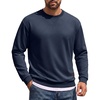 image:imageCOOFANDY Sweatshirts for Men Lightweight Crewneck Pullover SweatshirtBlueviolet