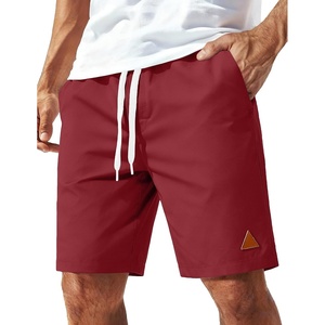 image:imageCOOFANDY Mens 9 Casual Shorts with Zipper Pockets Lightweight Chino ShortsRed