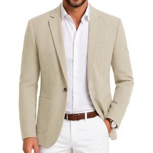 image:imageCOOFANDY Mens Blazer Casual Sport Coats One Button Lightweight Sport JacketBeige