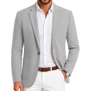 image:imageCOOFANDY Mens Blazer Casual Sport Coats One Button Lightweight Sport JacketLight Grey