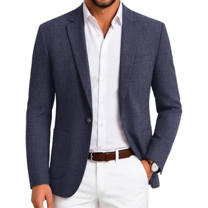 image:imageCOOFANDY Mens Blazer Casual Sport Coats One Button Lightweight Sport JacketNavy Blue