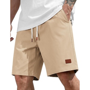 image:imageCOOFANDY Mens Cotton Chino Shorts 9 Inch Casual Shorts Summer Beach ShortsKhaki