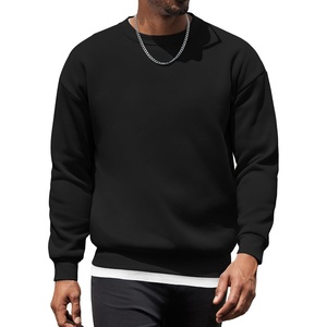 image:imageCOOFANDY Mens Fleece Pullover Crewneck Sweatshirts Soft Casual Long Sleeves Sweatshirt Crew Neck Pullover SweaterBlack