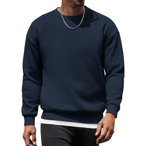 image:imageCOOFANDY Mens Fleece Pullover Crewneck Sweatshirts Soft Casual Long Sleeves Sweatshirt Crew Neck Pullover SweaterNavy Blue