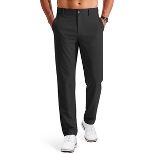 image:imageCOOFANDY Mens Golf Pants ClassicFit 303234 Work Dress TrousersBlack