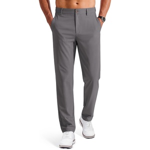 image:imageCOOFANDY Mens Golf Pants ClassicFit 303234 Work Dress TrousersIron Grey