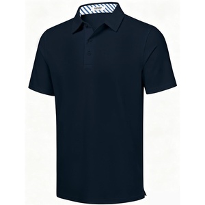 image:imageCOOFANDY Mens Golf Polo Shirts Short Sleeve Quick Dry Casual Collared ShirtNavy Blue