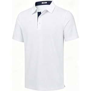 image:imageCOOFANDY Mens Golf Polo Shirts Short Sleeve Quick Dry Casual Collared ShirtWhite