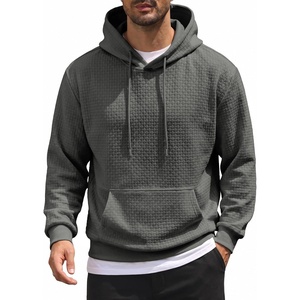 image:imageCOOFANDY Mens Hoodie Pullover Casual Hooded Sweatshirt Kangaroo PocketDark Gray