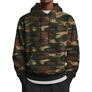 image:imageCOOFANDY Mens Hoodies Pullover Long Sleeve Casual Fashion Sweatshirts Drawstring Gym Hooded Shirt with Kanga PocketCamo