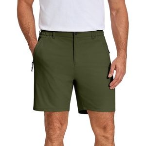 image:imageCOOFANDY Mens Stretch Golf Shorts 7 Lightweight Casual Hiking ShortsArmy Green
