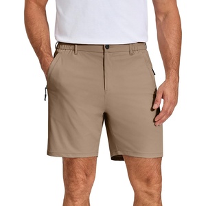image:imageCOOFANDY Mens Stretch Golf Shorts 7 Lightweight Casual Hiking ShortsKhaki