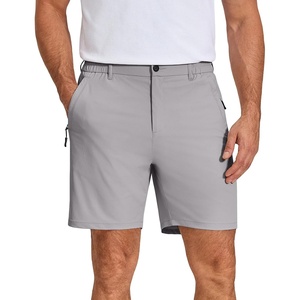 image:imageCOOFANDY Mens Stretch Golf Shorts 7 Lightweight Casual Hiking ShortsLight Grey