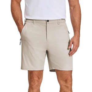 image:imageCOOFANDY Mens Stretch Golf Shorts 7 Lightweight Casual Hiking ShortsLight Khaki