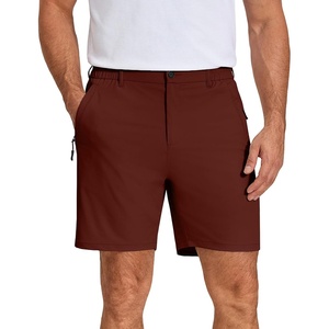 image:imageCOOFANDY Mens Stretch Golf Shorts 7 Lightweight Casual Hiking ShortsWine Red