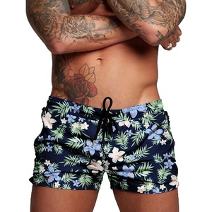 image:imageCOOFANDY Mens Swim Trunk Quick Dry Swimwear Mesh Lining Bathing SuitBlue Floral Print