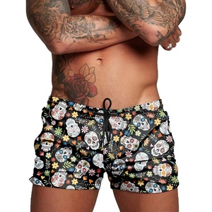 image:imageCOOFANDY Mens Swim Trunk Quick Dry Swimwear Mesh Lining Bathing SuitColorful Skull