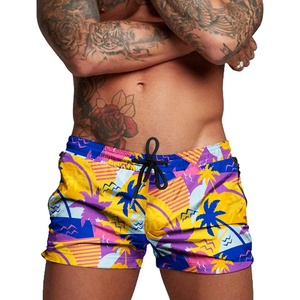 image:imageCOOFANDY Mens Swim Trunk Quick Dry Swimwear Mesh Lining Bathing SuitOrange Coconut Tree