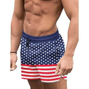 image:imageCOOFANDY Mens Swim Trunks Quick Dry Board Shorts Swimwear Bathing SuitP American Flag2