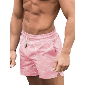 image:imageCOOFANDY Mens Swim Trunks Quick Dry Board Shorts Swimwear Bathing SuitP Pink Leaf