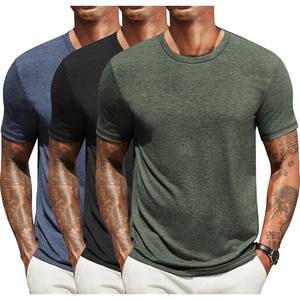 image:imageCOOFANDY Mens T Shirts Short Sleeve Soft Crew Neck Casual Basic Tee ShirtsC BlackNavy BlueArmy Green 3 Pack