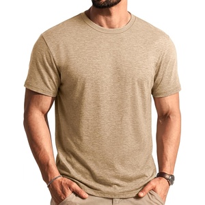 image:imageCOOFANDY Mens T Shirts Short Sleeve Soft Crew Neck Casual Basic Tee ShirtsLight Khaki