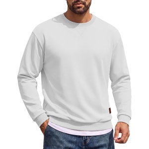 image:imageCOOFANDY Sweatshirts for Men Lightweight Crewneck Pullover SweatshirtWhite