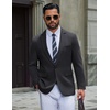 image:imageCOOFANDY Men Casual Blazer Wrinkle Free Sports Coat One Button Suit JacketBlack
