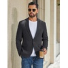 image:imageCOOFANDY Men Casual Blazer Wrinkle Free Sports Coat One Button Suit JacketBlack