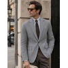 image:imageCOOFANDY Men Casual Blazer Wrinkle Free Sports Coat One Button Suit JacketGrey