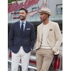 image:imageCOOFANDY Men Casual Blazer Wrinkle Free Sports Coat One Button Suit JacketNavy Blue