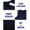 image:imageCOOFANDY Mens 3 Pack Workout Tank Tops Gym V Neck Sleeveless Tee Shirts02light GreyNavy BlueBlack
