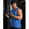 image:imageCOOFANDY Mens 3 Pack Workout Tank Tops Gym V Neck Sleeveless Tee ShirtsBlueRedYellow
